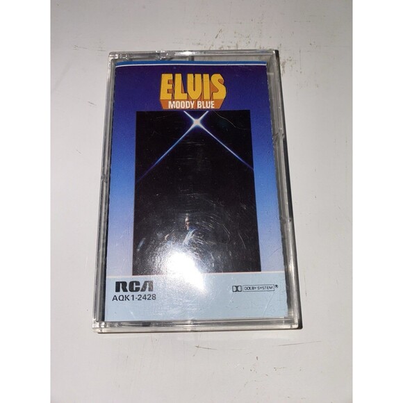 Elvis Moody Blue on RCA Cassette Tape - Picture 1 of 3